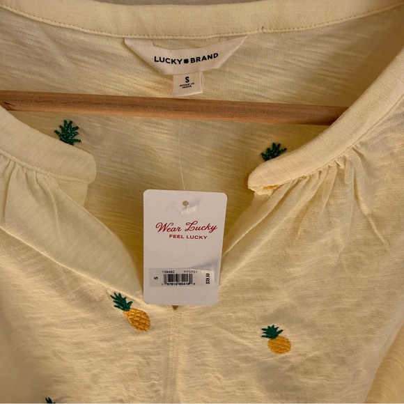 Lucky Brand Pineapple Tank Top Size S - Picture 5 of 9